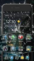 برنامه‌نما Rain Broken Glass Theme عکس از صفحه