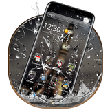 Broken Glass Rain Drop Theme icon