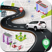 GPS Route Finder Navigation Maps Location Tracker icon