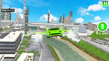 Flying Car Stunts Driver captura de pantalla 3