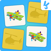 ”Memory game for kids : Planes