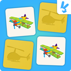 Memory game for kids : Planes ไอคอน