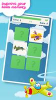 پوستر Memory game for kids : Planes