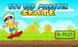 BTS Rap Monster Skate Affiche