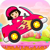 Princess Dora Car Adventure icône