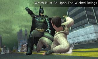 Superhero Flying Bat City Rescue Mission Survival imagem de tela 1