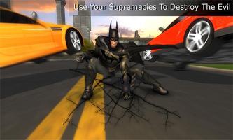 Superhero Flying Bat City Rescue Mission Survival capture d'écran 3
