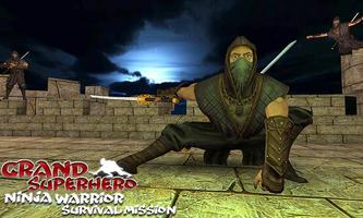 Grand Superhero Ninja Warrior Survival Mission captura de pantalla 3