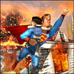 Flying Superhero Robot Grand City Rescue Hero