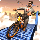 Superhero Bicycle Rider : Impossible Tracks icône
