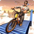 Superhero Bicycle Rider : Impossible Tracks ícone