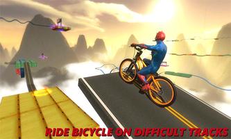 Superhero Bicycle Rider : Impossible Tracks capture d'écran 2