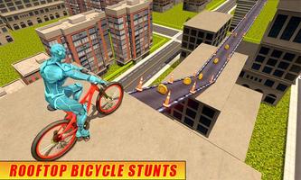 Amazing Superhero BMX Rider Stunt Racing screenshot 1