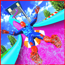 Grand Superhero Spider Water Slide Uphill Rush APK