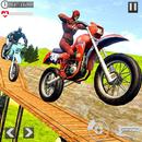 Superheroes Bike Stunts Master : Crazy Bike Rider APK