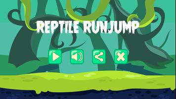 Poster Reptile Run Jump