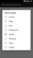Web Search Customizer syot layar 1