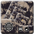 Brown Horrific Skeleton Theme