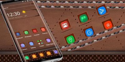 Brown Leather Theme screenshot 3