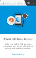 Secure Browser + Tracking Prot Plakat