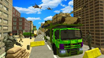 Army Vehicle Transport Game 3D capture d'écran 1