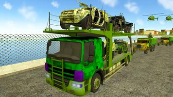 Army Vehicle Transport Game 3D imagem de tela 2