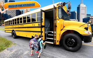 City School Bus Drive 3D: SchoolBus Driving 2018 포스터