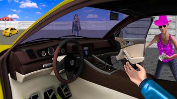 پوستر Yellow Taxi Cab Vs New York Taxi Racing Games 2018