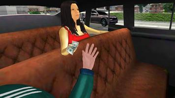 Cab Racing Games 2018: Girl Taxi Car Simulator screenshot 1
