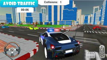 Police Car Parking Sim Game 3D capture d'écran 3