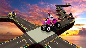 Impossible Sky Tracks Rider: Quad Bike Superhero скриншот 1