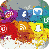 All Social Media- All in One icon