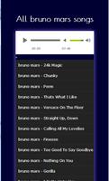 bruno mars songs Mp3 screenshot 1