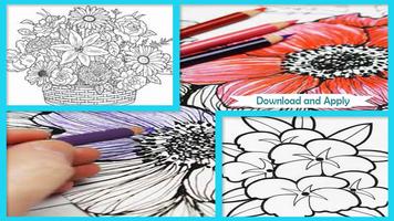 Awesome Flower Coloring Book capture d'écran 2