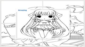 Cool Manga Coloring Book capture d'écran 3