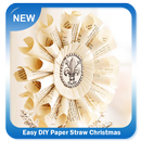Facile papier bricolage Straw Christmas Tree APK