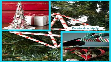 Facile papier bricolage Straw Christmas Tree capture d'écran 2