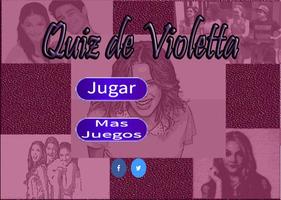 Trivia de Violetta estilo quiz Affiche