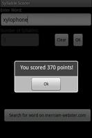 Syllable Scorer پوسٹر