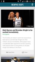 Memphis Hoops - Basketball Affiche