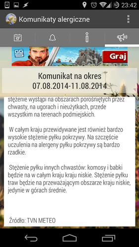 Kalendarz Pylenia Alergia Apk 1 20 Download For Android Download Kalendarz Pylenia Alergia Apk Latest Version Apkfab Com kalendarz pylenia tvn meteo