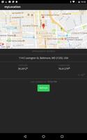 myLocation - Address and GPS الملصق