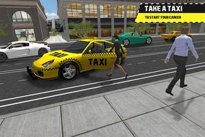 Taxi Simulator Driving 3D Affiche