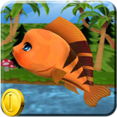 Fish on Water Endless Run icon