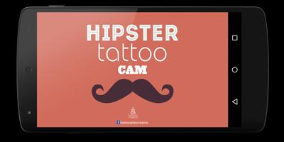 Hipster Camera Tattoo Affiche