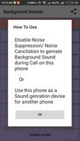 Background Sound During Call постер