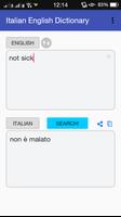 Italian English Dictionary পোস্টার