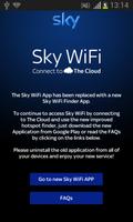 Sky WiFi الملصق