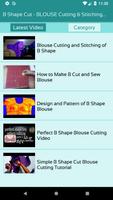 B Shape Cut - BLOUSE Cutting & Stitching Videos Screenshot 1