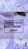 Dont Touch My Phone 4K Lock Screen poster